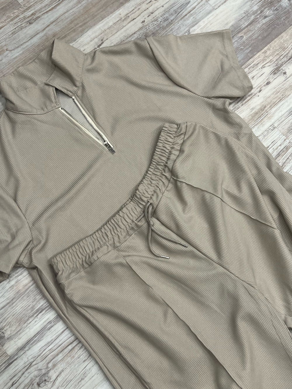 Men’s Light Weight Light Tan 2 Piece Set
